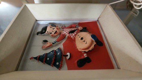 Underwriters' Laboratory Inc. HUMPTY DUMPTY & JACK HORNER Wood Lamp Night light - Picture 6 of 8