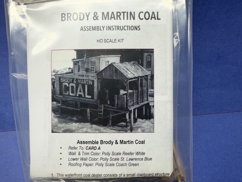 FOS SCALE HO KIT - BROADY & MARTIN COAL - NEW UNBUILT UNOPENED - Picture 3 of 3