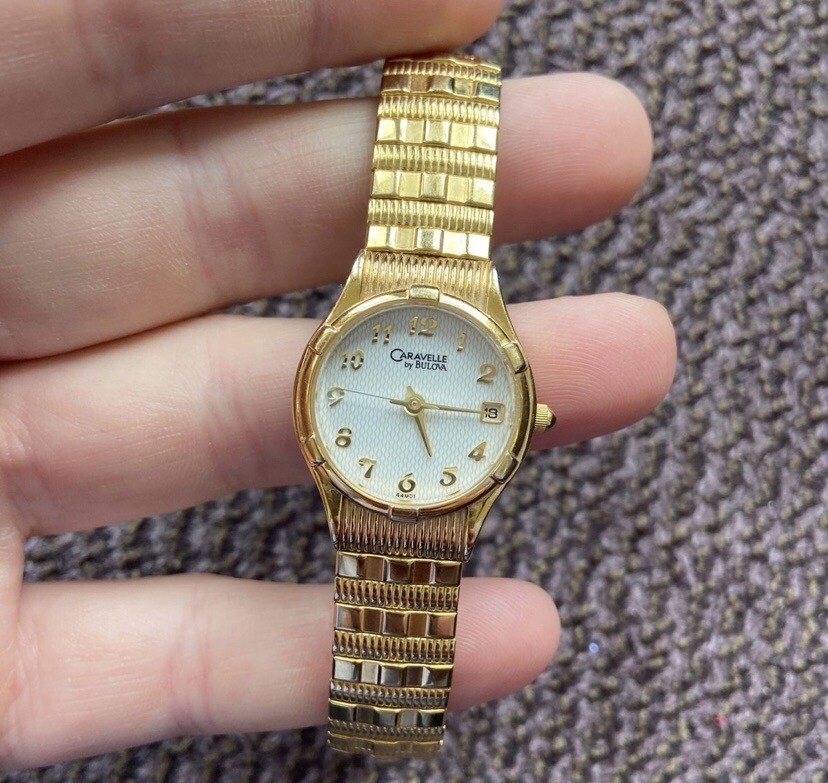 Quartz Watch Vintage Caravelle Women's Watch Bulova Caravelle