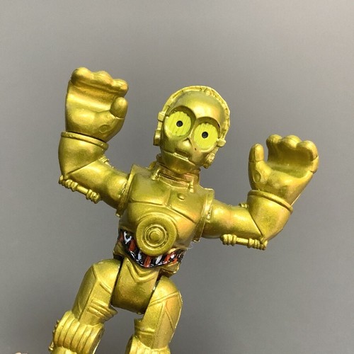 5X Playskool Star Wars Galactic Heroes Jedi Force C3PO DROIDS Figure Xmas Gift - Picture 4 of 6