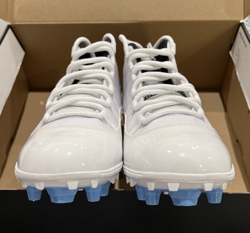 Size 11 Air Jordan 11 Retro Football Cleats ‘Columbia’ AO1561-117 NEW - Picture 5 of 7