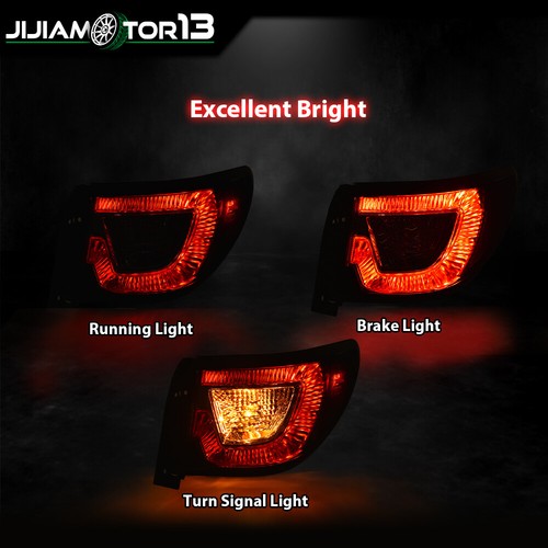 Par de luces traseras aptas para 2013-2017 Chevy Traverse LT LTZ par de luces traseras con bombillas rojas LH y derecho - Imagen 4 de 12