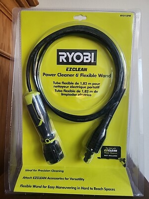#ad RYOBI EZCLEAN Power Cleaner 6#x27; Flexible Wand RY3112FW quick connect system $19.95