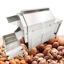 Gas Type Stainless Steel Coffee Roaster Nuts Bean Roasting Machine Fryer 220V