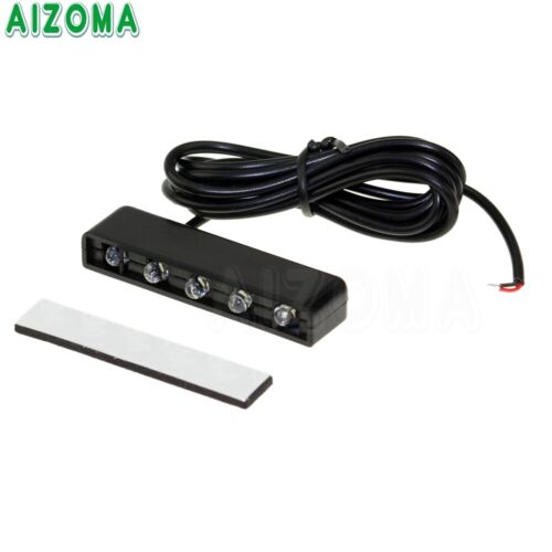 Motorcycle Turn Signal Blinker Flush White Light Universal For Sportster 1200 - Picture 7 of 7