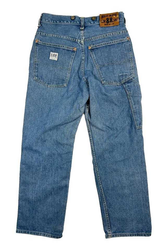 Lee Boss Of The Road 88 Jeans 70s Denim Loggers USA UNION Made Fit 27x28 VTG - Image 3 of 4