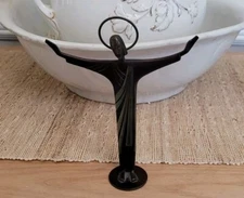 Vintage Hagenauer Wien Austria Christ The Redeemer  Bronze Figure - Signed 