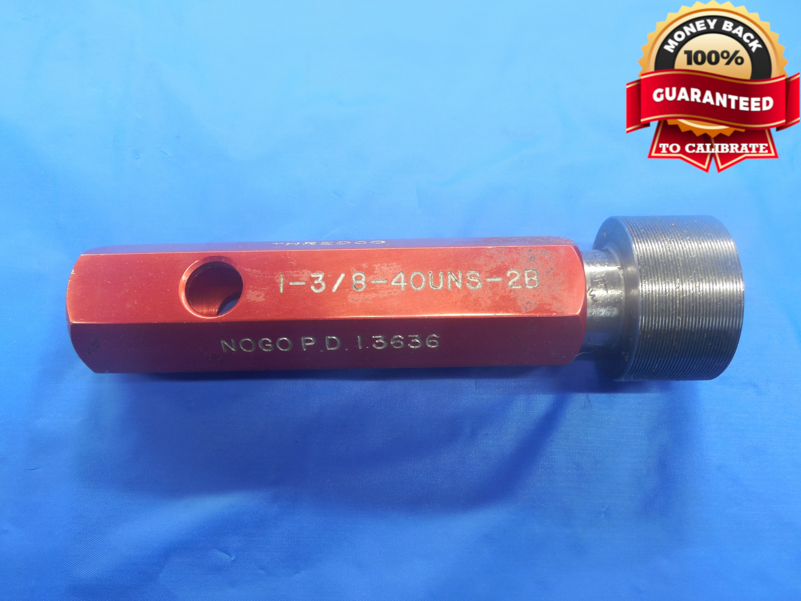 1-3-8-40-uns-2b-thread-plug-gage-1-375-no-go-only-p-d-1-3636-ns-2b