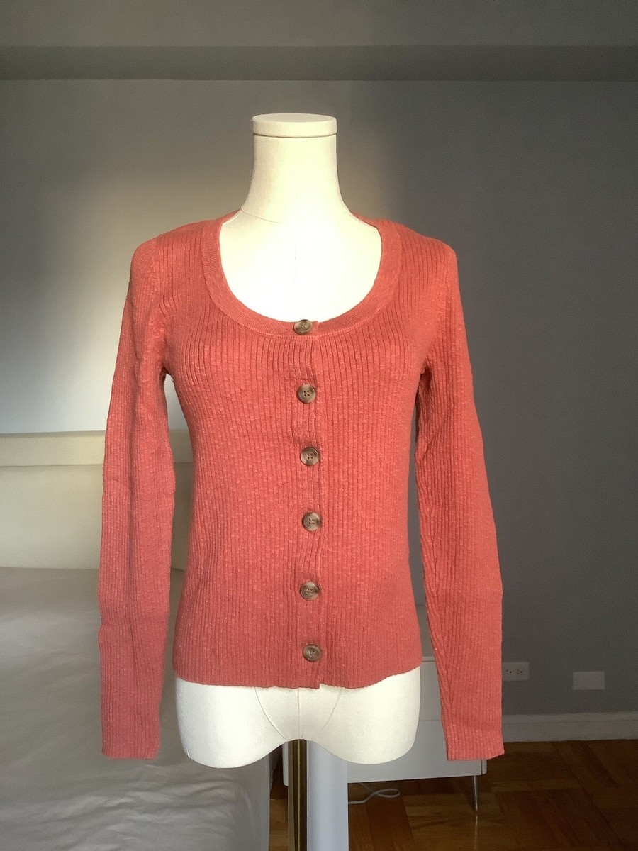 メイドウェル Madewell Scoopneck Cardigan Sweater レディース Sweaters Weathered Brick Madewell Scoopneck Cardigan Sweater Weathered Brick SM