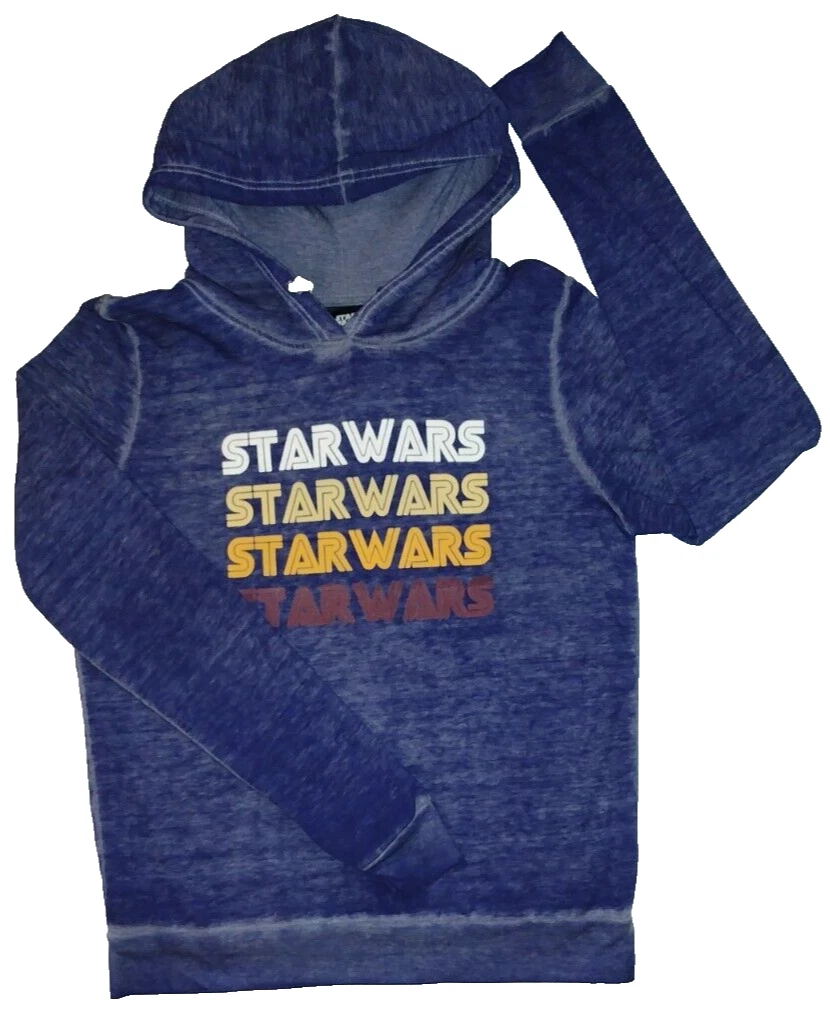 VETEMENTS Felpa con cappuccio Star Wars Youth blu navy donna taglia S giovane taglia L