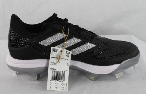 adidas Adizero Purehustle 3 IG7134 Black Metal Women's Softball Cleats Size 6 - Picture 7 of 9