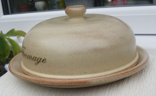 LOVELY Stoneware Large Le Fromage Cheese Dish - Picture 3 of 5