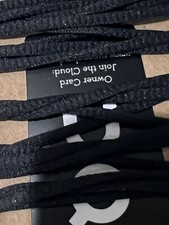 on cloud laces black color Replacement Sneakers Laces