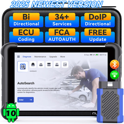 2025 MUCAR 892BT Car OBD2 Scanner Diagnostic Tool E.CU Coding All System Scanner