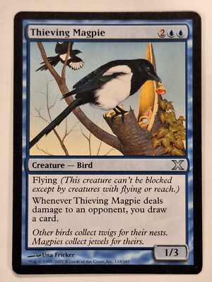 Thieving Magpie - 10th Edition Core Set - Magic the Gathering MTG Nice!