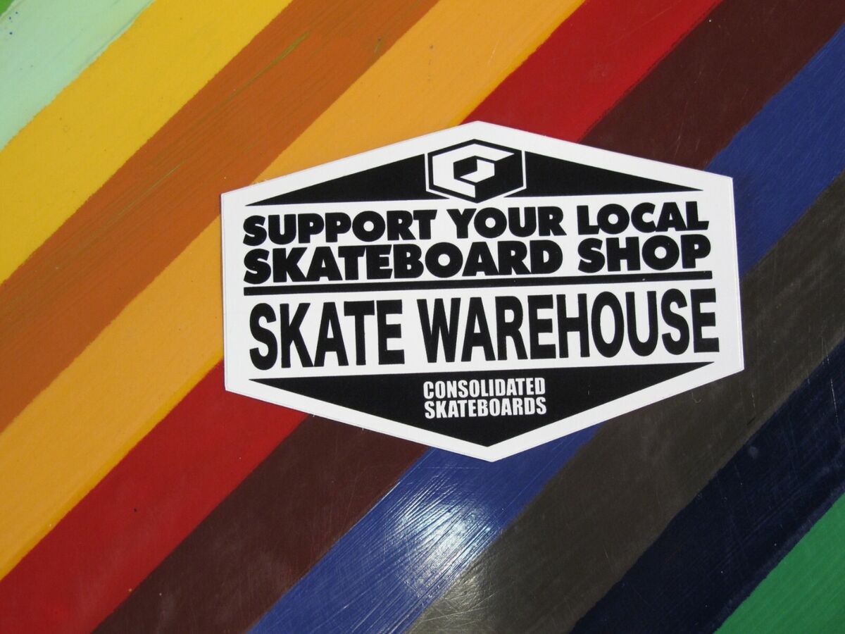 vtg 1990s 2000s Consolidated skateboards sticker - Cube vtg 1990s 2000s Consolidated skateboards sticker - Cube