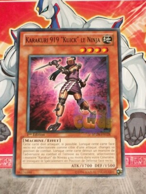Yu Gi Oh Karte KARAKUI 919 KUICK THE NINJA STOR-FR028x3