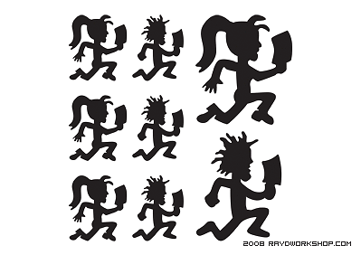 Assorted Hatchetman Sticker DieCut Decal Hatchetgirl - Bild 1 von 1