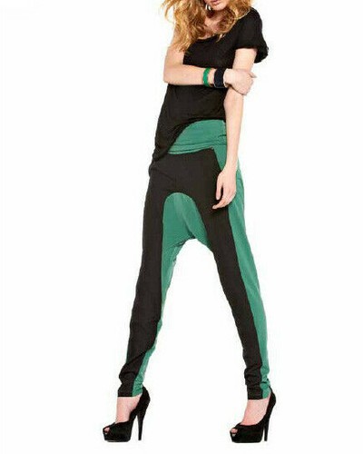 Koralline pantaloni donna cavallo basso turca stile harem ampi sarouel  pantalone | eBay