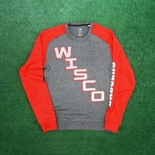 Wisconsin Badgers ADIDAS Climawarm Performance Men's Raglan Crew SweatShirt