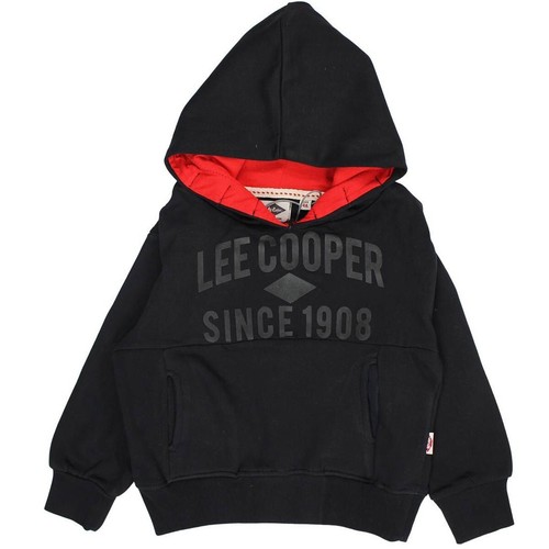 Hoodie Boy. Lee Cooper No. 4. Black Hooded Sweatshirt. Gift For Child