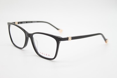 NEW YALEA ROSA VYA020 COL. 0700 BLACK ROSE GOLD AUTHENTIC EYEGLASSES 54-16