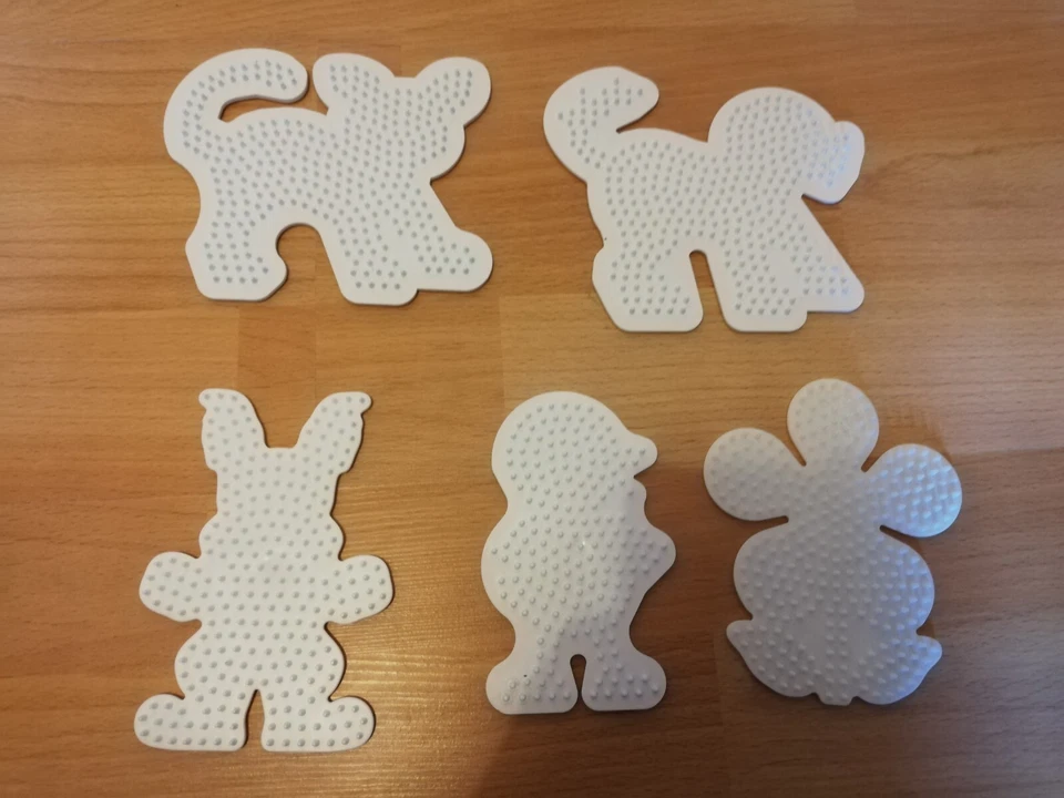 HAMA Bügelperlen Steckplatten Hama Tiere, Menschen 20 Stück + 2 Hefte - Bild 4 von 4