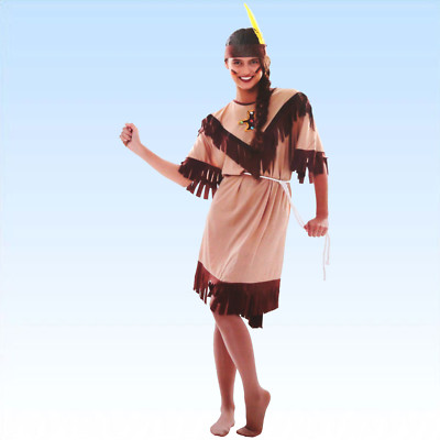Faschingskostüm Indianerin Gr. M/L Kostüm Indianer Karnevalkostüm Indianerkostüm