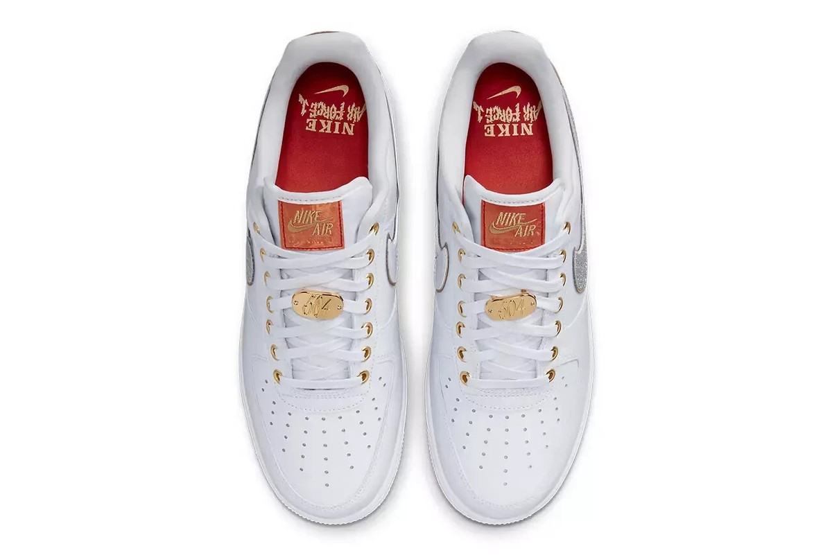 NIKE dz5425 100 エアフォース　1 Nike Air Force 1 NOLA White Metallic Gold DZ5425-100 Men's