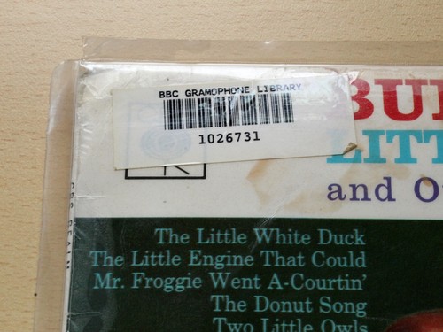 Burl Ives/Sings Little White Duck And Others/1989 LP/Ex BBC Gramophone Library - Picture 5 of 13