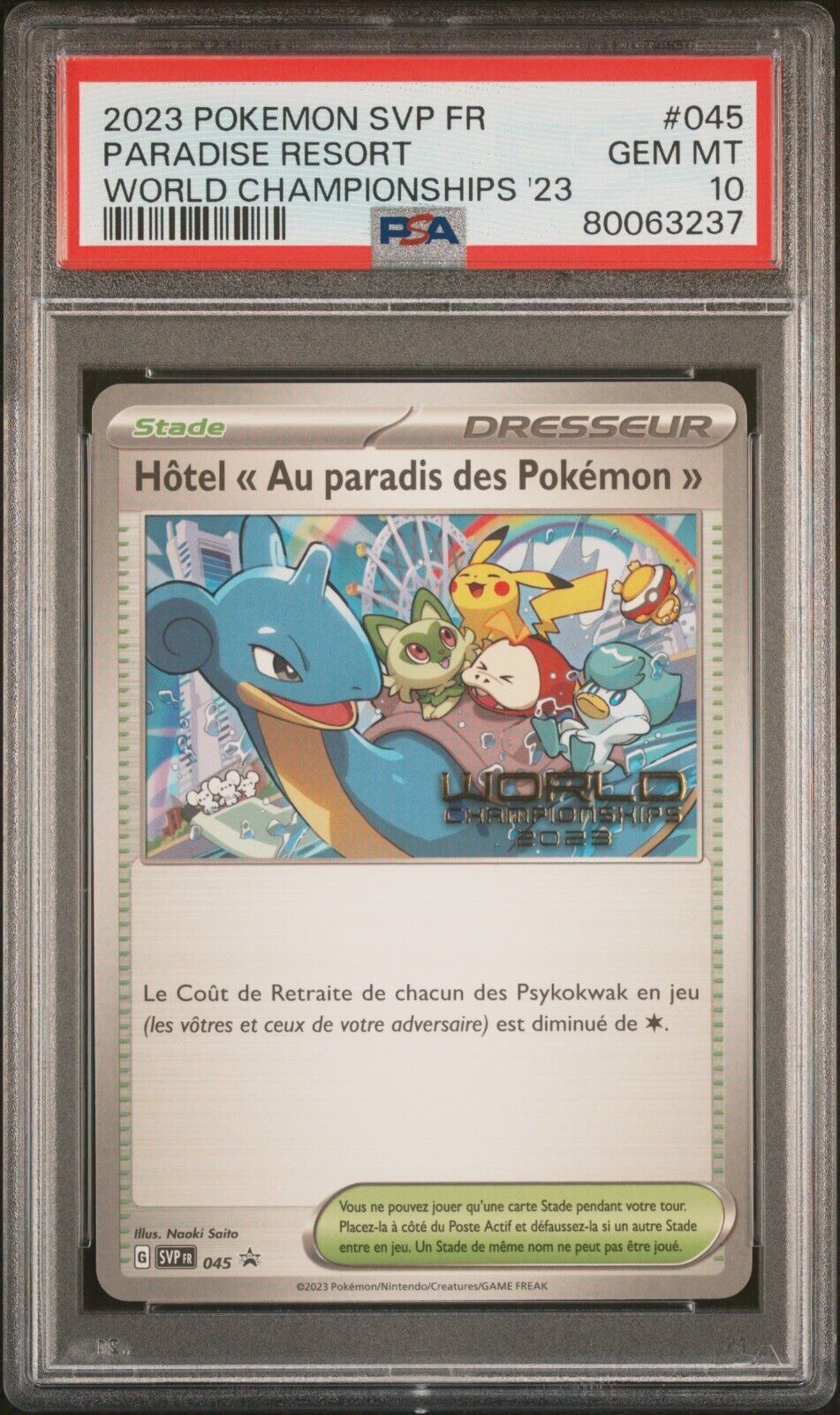 PSA 10 2023 Paradise Resort French World Championships 2023