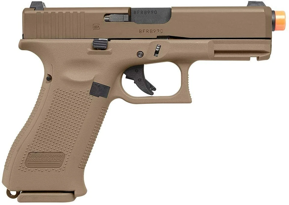 Pistola de Airsoft Umarex Glock 19X, retroceso de gas, paquete de gas verde y BB (2276328) Foto 4 de 4