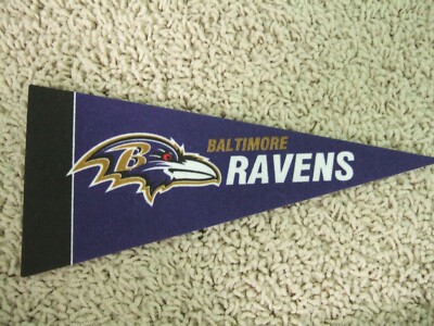 NEW Baltimore Ravens Football Pennant Mini 9'' Souvenir Felt Flag Lamar Jackson