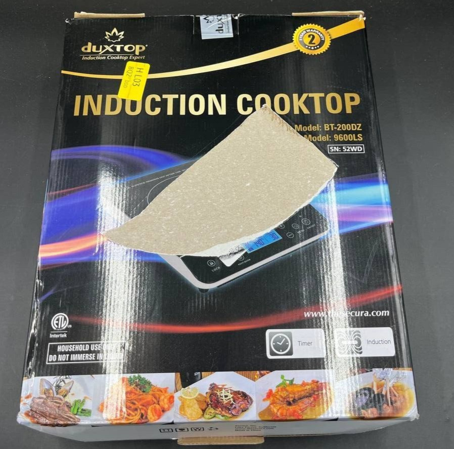 Duxtop Portable Induction Cooktop, Burner Induction Hot Plate 9600LS/BT-200DZ
