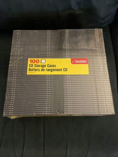 IMATION CD/ Storage Cases 100 NIBDVD “Factory New Sealed” - Photo 1 sur 4