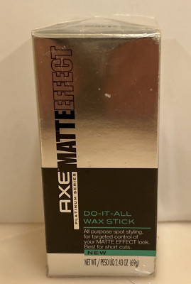 Axe Platinum Series Matte Effect Do It All Wax Stick Hair Discontinued NEW (D2)