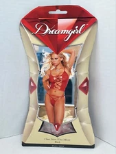 Dreamgirl  Style #3693 Red Stretch Lace Sleepwear Camisole & Matching Thong  523