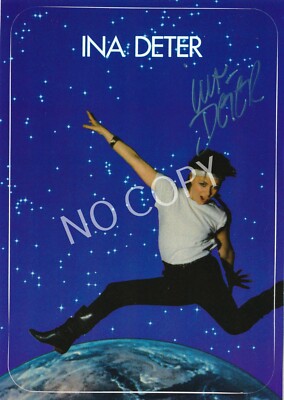 100% original autograph autographed Ina Deter J1.70