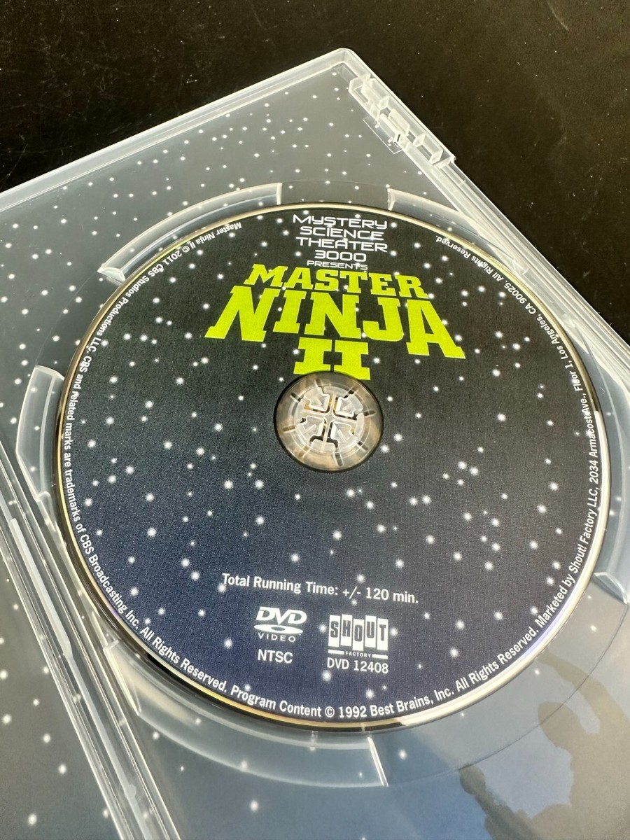 MASTER NINJA II 2017 mystery science Theater 3000 DVD | eBay