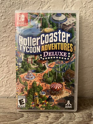 RollerCoaster Tycoon Adventures Deluxe Switch Nintendo US Version New Sealed