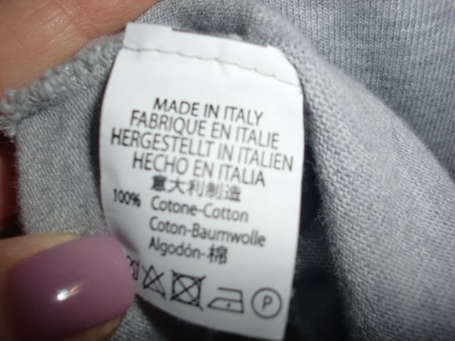 NWOT~JOHN GALT~ITALY Made~GRAY~3 BUTTONS~PULLOVER~STRETCH~CROP SWEATER Size S - Picture 8 of 8