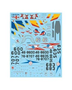 Fundekals 1/32 decals for Lockheed F-104J/DJ Eiko aircraft kits - 32009 Fundekals 1/32 decals for Lockheed F-104J/DJ Eiko aircraft kits - 32009