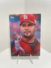 ALBERT PUJOLS by Paul Jennis 2021 Topps Game Within The Game #15 Cardinals