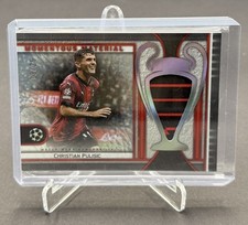 Christian Pulisic /25 Momentous Material Jumbo Relic Ruby 2023-24 Topps Museum