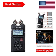 ProStudio 4-Track Portable Field Recorder with Dual Microphones & USB Interface