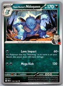 Team Rocket's Nidoqueen 116/182 Destined Rivals Uncommon