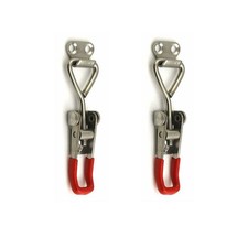 Toggle Latch Clamp 4001 2pcs, 304 Stainless Steel Adjustable Hasp Latches Quick