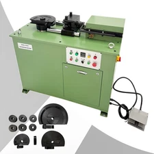 220V 3PH 2.2KW Tube Bender 1-5mm Thickness PLC Control 180° Bend
