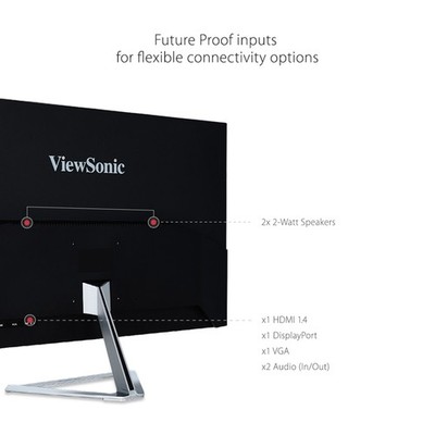ViewSonic VX3276-mhd 32インチ フルHD LEDモニター ViewSonic VX3276-2K-mhd 32