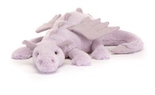 Jellycat Medium Lavender Dragon (read Description)